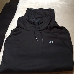 Russell tech fleece 2 piece set black